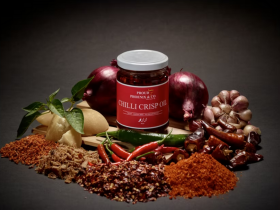 Add oomph to your dishes with premium wholesale Chilli Crisp Oil from Proud Phoenix Co