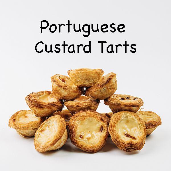 Invite your customers to sink their teeth into a Lisboa Caffé Portuguese custard tart.