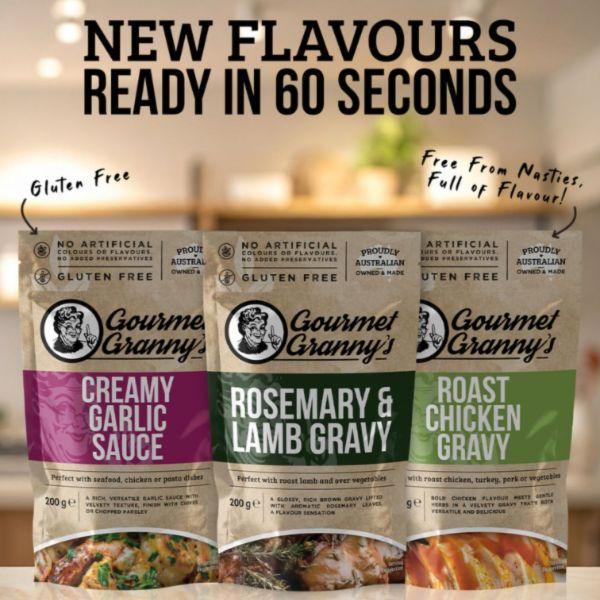 Gourmet Granny's offers wholesale sauces, gravies and stocks your customers will buy again and again.