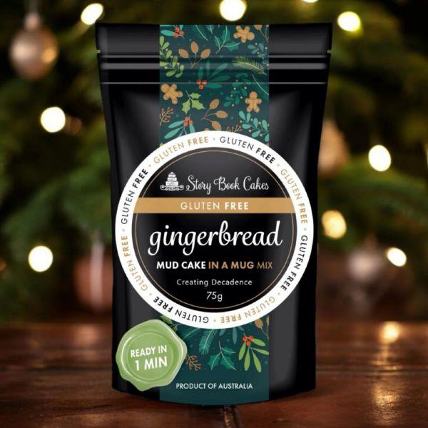 Story Book Cakes, wholesale cake mixes and cake in a mug mixes – Gluten Free Gingerbread Mud Cake in a Mug Mix.