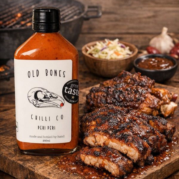Old Bones Chilli Co is an award-winning Australian producer of premium chilli sauces, hot sauces, BBQ sauces and gourmet condiments.