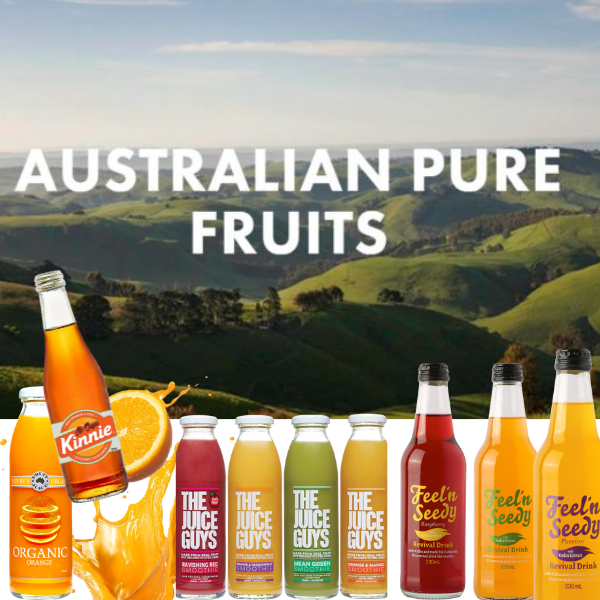 Australian Pure Fruits manufactures and distributes several premium brands of beverages that are sold right around Australia.