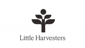 Little Harvesters baby food puree pouches with grass-fed beef, chicken, chickpea and vegetable blend