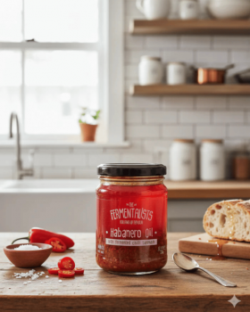 Contract manufacturing image showing a bottle of red sauce being poured against a black background.