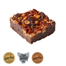 Assorted Brazen Brownies gift box featuring a variety of gourmet flavours, including gluten free opt
