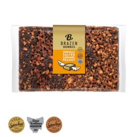 Assorted Brazen Brownies gift box featuring a variety of gourmet flavours, including gluten free opt