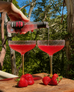 Sticky flavoured syrups range including native botanical syrups and classic flavours, Australian-mad