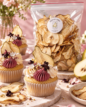 Cocktail Candy range of dehydrated fruit garnishes, cocktail salts and sugars, edible flowers and Cr