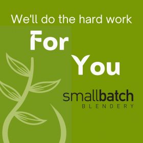 small batch blendery contract manufacturing private label