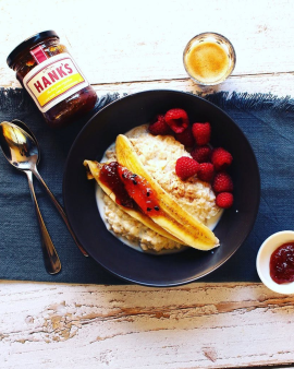 Hank's Foods Australian-made handcrafted jams, chutneys and relishes in 1.2kg foodservice tubs and r