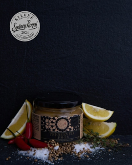 Award-winning Zee's Love In A Jar Shakshuka Sauce served with baked eggs, showcasing Australian-made
