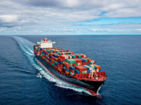 CFFWORLD Transport billboard with company logo and slogan “The Way Forward” displayed on an oran