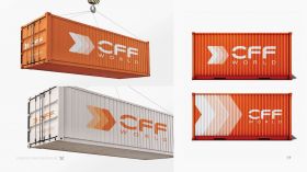 CFFWORLD Transport billboard with company logo and slogan “The Way Forward” displayed on an oran