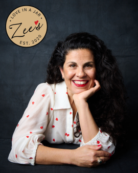 Award-winning Zee's Love In A Jar Shakshuka Sauce served with baked eggs, showcasing Australian-made