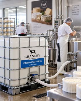 Cranley Dairy Co. raw and freeze-dried goat milk products with goat cheeses and dairy goats, promoti