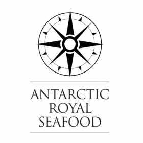 Antarctic Royal Seafood Sardine Garum Umami Dust beside grilled steak finished with a creamy sauce.