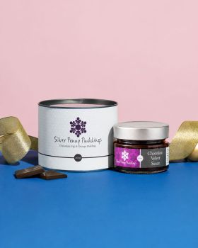 Silver Penny Puddings Christmas condiments, preserves and dessert sauces, featuring six assorted 100