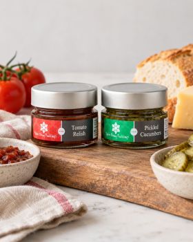 Silver Penny Puddings Christmas condiments, preserves and dessert sauces, featuring six assorted 100
