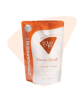 Bondi Chai gift hamper featuring Cinnamon, Vanilla Honey and Ginger N Spice chai latte powders, asso