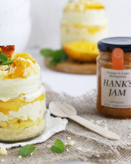 Hank's Foods Australian-made handcrafted jams, chutneys and relishes in 1.2kg foodservice tubs and r