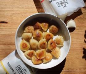 Sam’s Pelmeni wholesale dumplings range featuring beef, pork and beef, lamb, chicken, three meats, a