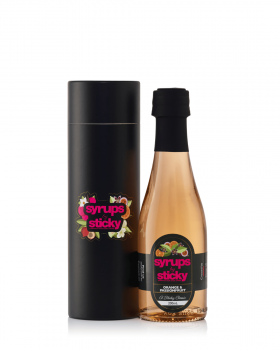 Sticky flavoured syrups range including native botanical syrups and classic flavours, Australian-mad